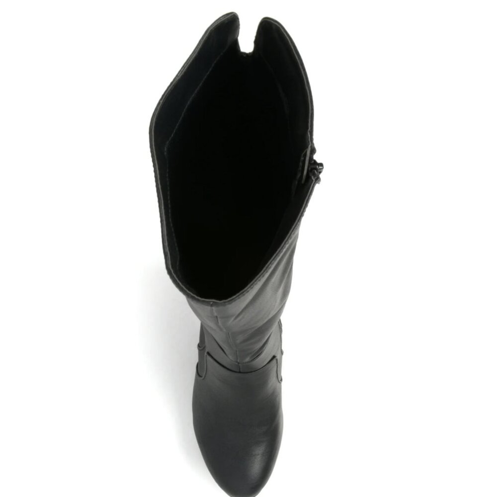 Journee Women's Wide Calf Carver Boot Black US 8 NWOB - Picture 5 of 7